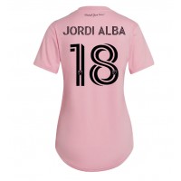 Zenski Nogometni Dres Inter Miami Jordi Alba #18 Domaci 2023-24 Kratak Rukav